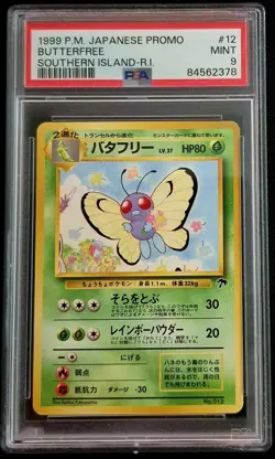 PSA 9 Butterfree No. 012 Southern Island JPN PROMO Pokemon 1999 - Image 1