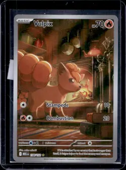 2025 Pokemon Mega Evolution Vulpix Illustration Rare #138/132 - Image 1