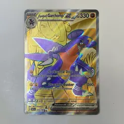Pokemon Cynthia's Garchomp EX 215/182 Destined Rivals Ultra Rare Full Art Holo - Image 1
