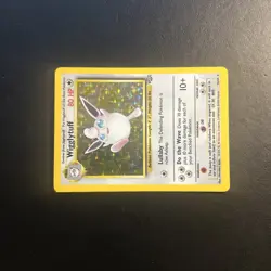 Wigglytuff 16/64 Jungle Pokemon Card Unlimited Holo Rare Moderately Played MP - Image 2