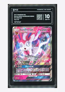 Pokemon PCG 10 GME Sylveon GX Ultra Rare 2017 92a/145 Guardians Rising English - Image 1