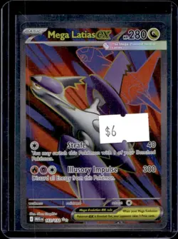 2025 Pokemon Mega Evolution Latias ex Ultra Rare #163/132 - Image 1