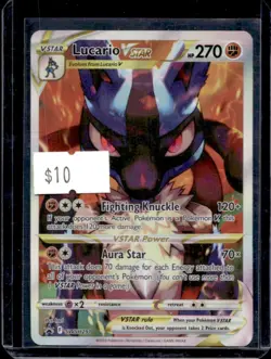 2019-2023 Pokemon SWSH Black Star Promos Lucario VST #SWSH291 - Image 1