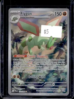 2025 Pokemon Phantasmal Flames Flygon Illustration Rare #101/094 - Image 1