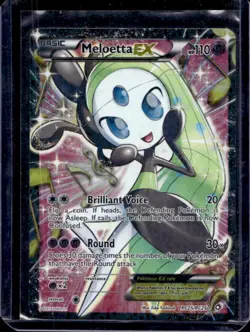 2013 Pokemon Black & White Legendary Treasures Meloetta EX Radiant #RC25 - Image 1