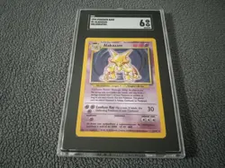 1999 Vintage Pokemon Alakazam #1 Base Set - Holo - Holographic 1/102 - SGC 6 - Image 3
