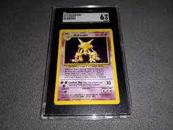 1999 Vintage Pokemon Alakazam #1 Base Set - Holo - Holographic 1/102 - SGC 6 - Image 5