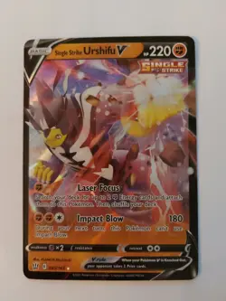 Pokemon Card Single Strike Urshifu V 085/163 Battle Styles Near Mint - Image 1