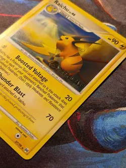 Pokemon TCG Raichu Prerelease 27/99 Nintendo Promos - 2009 - Image 2