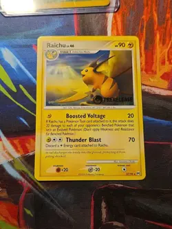 Pokemon TCG Raichu Prerelease 27/99 Nintendo Promos - 2009 - Image 3