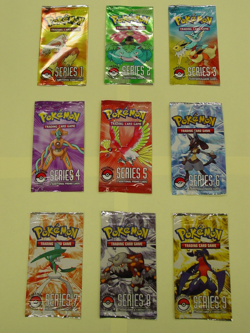 Pokemon - Complete Set POP Series 1,2,3,4,5,6,7,8,9 Sealed Promo Booster Packs - Image 1