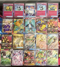 Pokemon 20 Card Lot SIR Gold Full Arts IRs Phantasmal Flames + More! - Image 1