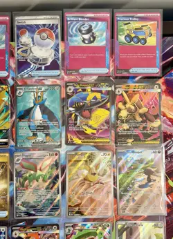 Pokemon 20 Card Lot SIR Gold Full Arts IRs Phantasmal Flames + More! - Image 5