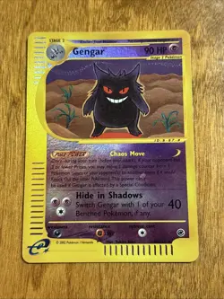 Gengar 48/165 E-Reader Expedition Reverse Holo Rare Pokemon TCG MP - Image 1