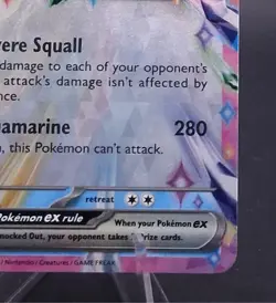 Pokemon TCG Vaporeon ex 023/131 Prismatic Evolutions Double Rare Holo NM - Image 3