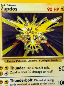 Pokemon Zapdos 19/110 Holo – Legendary Collection 2002 WOTC LP - Image 2
