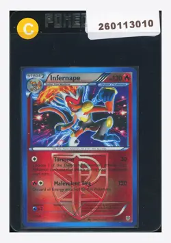 Pokemon Infernape Reverse Holo 2012 17/135 Plasma Storm English - Image 1