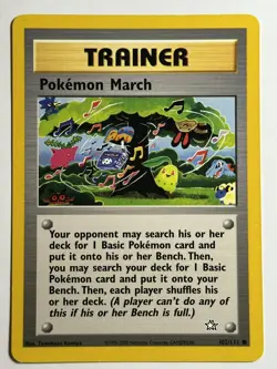 Pokemon March Neo Genesis 102/111 MP-LP Pokemon Card - Image 1