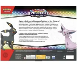 Pokemon Brazilian Box Prismatic Evolutions Umbreon & Espeon Premium Collection - Image 2