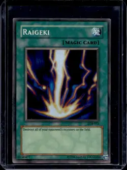 2002 Yu-Gi-Oh! Legend of Blue Eyes White Dragon Raigeki #LOB-053 - Image 1