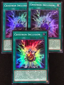 Yugioh Crystron Inclusion OP29-EN010 Super x3 (NM) - Image 1