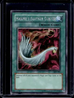2003 Yu-Gi-Oh! Stairway to the Destined Duel Harpie's Feather Duster #SDD-003 - Image 1