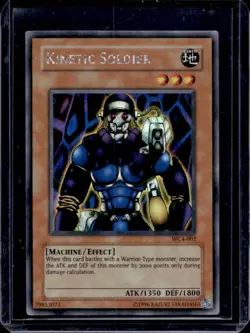 2004 Yu-Gi-Oh! World Championship Tournament Promos Kinetic Soldier #WC4-002 - Image 1