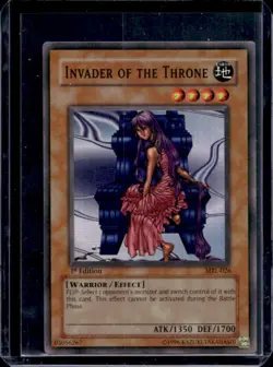 2002 Yu-Gi-Oh! Magic Ruler 1st Edition Invader of the Throne #MRL-026 - Image 1