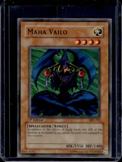 2002 Yu-Gi-Oh! Magic Ruler 1st Edition Maha Vailo #MRL-012 - Image 1