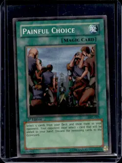 2002 Yu-Gi-Oh! Magic Ruler 1st Edition Painful Choice #MRL-049 - Image 1