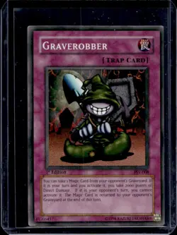 2002 Yu-Gi-Oh! Pharaoh's Servant 1st Edition Graverobber #PSV-008 - Image 1