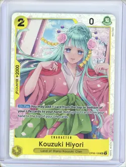Kouzuki Hiyori OP06-106 One Piece Wings of the Captain Super Rare Near Mint - Image 1