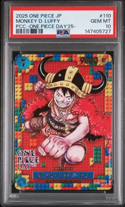 2025 ONE PIECE JPN PREMIUM COLLECTION ONE PIECE DAY'25 MONKEY D LUFFY PSA 10 - Image 1