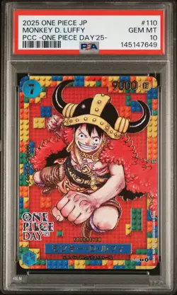 2025 ONE PIECE JPN PREMIUM COLLECTION ONE PIECE DAY'25 MONKEY D LUFFY PSA 10 - Image 1