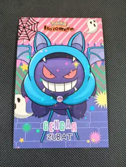 Gengar Zubat Poncho - Star Holo - Halloween Card Database - Pokemon Peru - Image 1