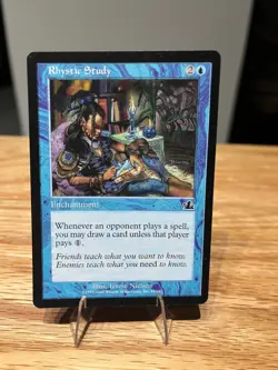 Rhystic Study - Prophecy- Magic the Gathering - MTG - Image 1