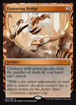 MTG English Ensnaring Bridge NM Foil Kaladesh Inventions - Image 1
