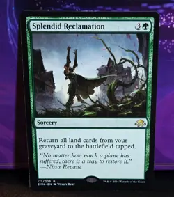 magic the gathering - Splendid Reclamation - Sorcery - Rare - Green - Forest - Image 1