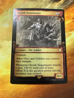 Orcish Siegemaster - Foil - Showcase Scrolls Mint English The Lord of the Rings - Image 2