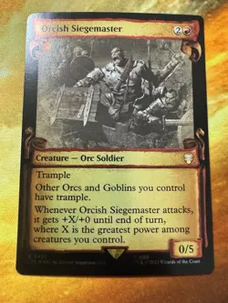 Orcish Siegemaster - Foil - Showcase Scrolls Mint English The Lord of the Rings - Image 4