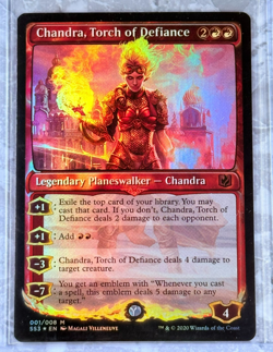 Chandra, Torch of Defiance Foil MTG 1 M Chandra Spellbook NM X1 - Image 1