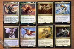 Lot of 8 Rare & Mythic GOLD Angel Creatures *NM* EDH Group Magic MTG Set Sigarda - Image 1