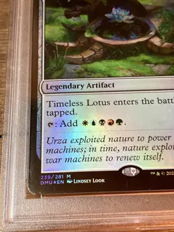 Timeless Lotus foil - Dominaria United (DMU) Magic The Gathering PSA 7 - Image 2