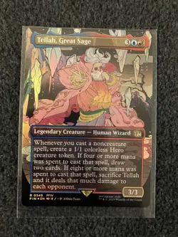 Magic The Gathering MTG - Tellah, Great Sage (Borderless) Foil - FIN - Image 1