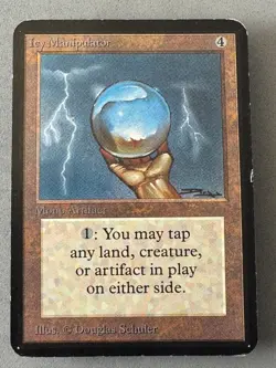 Icy Manipulator MTG Alpha Edition—Moderately Played Very Good—Vintage Magic - Image 1