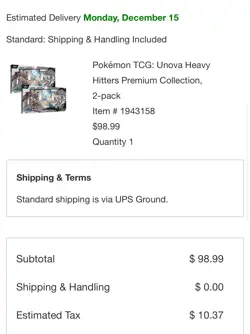 Pokemon TCG: Costco Unova Heavy Hitters Premium Collection 1 box CONFIRMED ORDER - Image 2