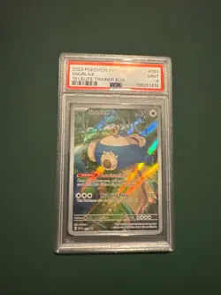 2023 Pokemon SVP EN SNORLAX #051 ELITE TRAINER BOX-PROMO 151 MINT PSA 9 - Image 1