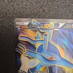 Pokemon TCG Kingdra EX 122/124 Fates Collide Full Art Ultra Rare Holo 2016 - Image 3
