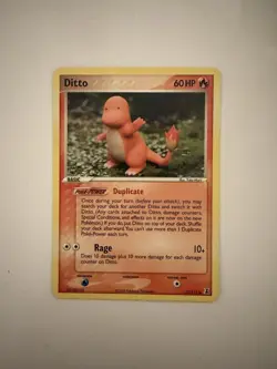 🔥Ditto Charmander🔥 Pokemon TCG 2005 Delta Species 37/113 Uncommon LP/NM - Image 2