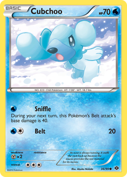 Cubchoo 36/99 Common | Next Destinies | Pokemon Card - Image 1